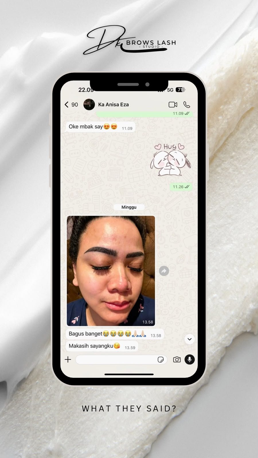 Testimoni client DK Browlash